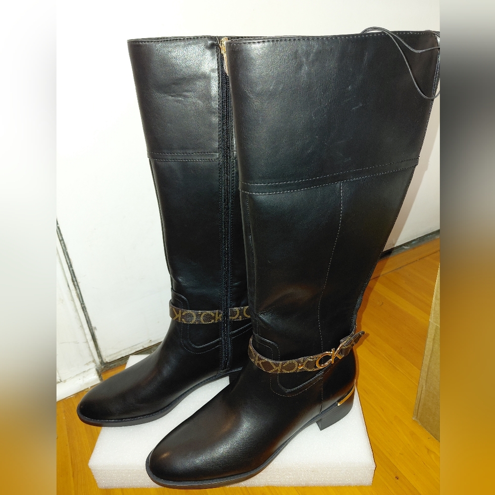 Calvin Klein zipper Black boot